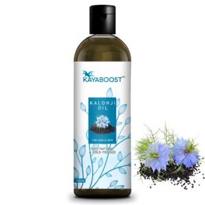 Kayaboost Kalonji Oil 100ml – 100% Natural & Cold Pressed Black Seed (Nigella Sativa) Oil for Hair & Skin | Supports Hair Growth, Scalp Care & Deep Moisturizing