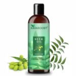 Kayaboost 100% Pure Cold Pressed Neem Oil (100ml) – Natural Neem Oil for Hair & Skin | Acne Care, Dandruff Control & Scalp Treatment