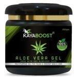 KAYABOOST Aloe Vera Gel 250g – 99% Pure Aloe Vera Juice | Multipurpose Ayurvedic Gel for Face, Skin & Hair | Hydrates, Soothes & Supports Hair Growth