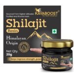 Kayaboost Pure Himalayan Shilajit Resin 20g – 100% Natural & Purified Shilajit, Rich in Fulvic Acid, Supports Energy, Stamina & Strength