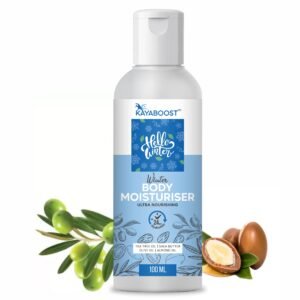 KAYABOOST Winter Body Moisturiser 100ml – Ultra Nourishing Body Lotion with Shea Butter, Almond Oil, Olive Oil & Aloe Vera | 24hr Hydration for Dry & Sensitive Skin