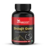 KAYABOOST Shilajit Gold Capsules – 100% Pure Ayurvedic Shilajit Supplement for Energy, Stamina & Immunity | Enhances Strength & Vitality | 30 Veg Capsules