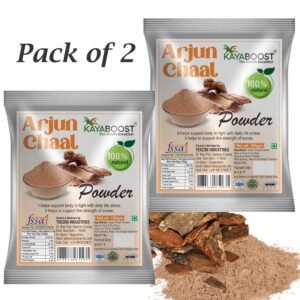 Kayaboost Arjun Chaal Powder (Terminalia Arjuna) – 100% Natural Arjuna Bark Powder for Heart Health, Blood Pressure & Cholesterol Support | Ayurvedic Herbal Supplement 100g (Pack of 2)
