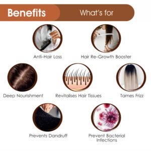 100% Pure Cold Pressed Sesame Oil for Hair & Skin – Natural Anti‑Hair Loss, Hair Growth & Deep Nourishing Body Oil (100ml)
