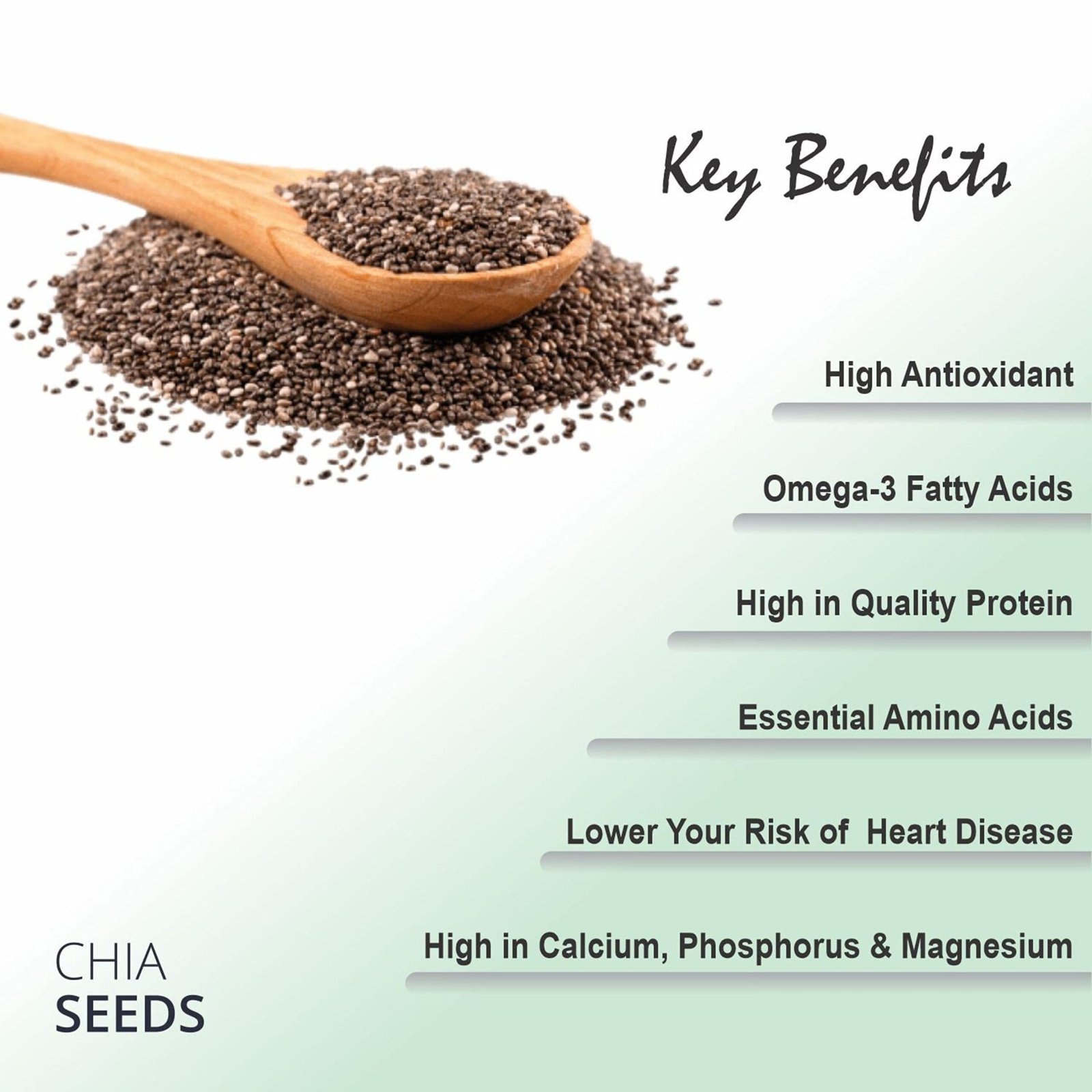 Kayaboost Raw Chia Seeds 200g – 100% Natural Superfood, Rich in Omega‑3, Fiber & Protein, Supports Weight Management, Immunity & Heart Health