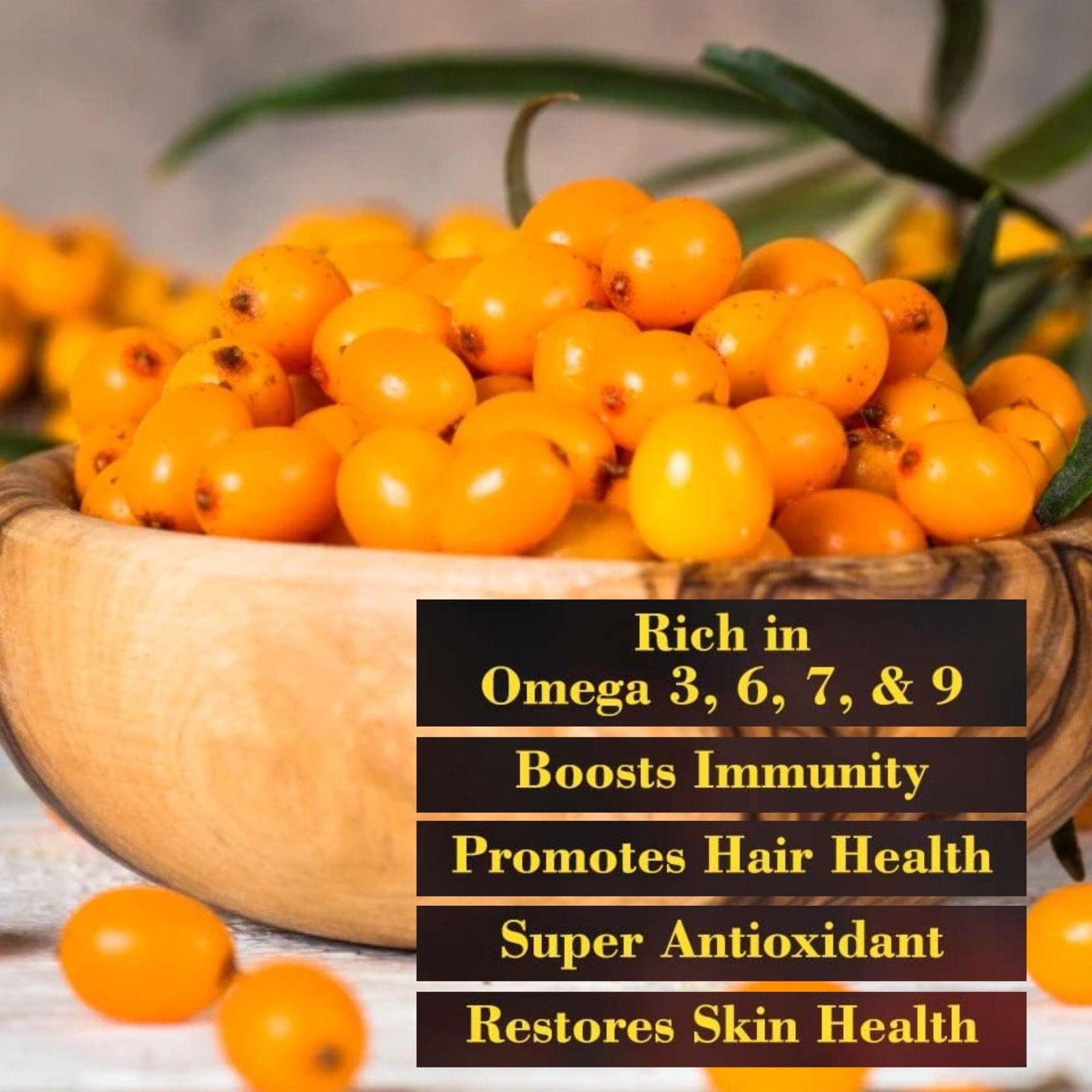 Kayaboost Sea Buckthorn Juice 500ml (Pack of 2) – Rich in Omega 3, 6, 7 & 9 | Natural Antioxidant & Vitamin C Boost | No Added Sugar | Vegan & 100% Natural Health Drink