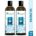 Kayaboost Kalonji Oil 100ml (Pack of 2) – 100% Natural & Cold Pressed Black Seed (Nigella Sativa) Oil for Hair & Skin | Supports Hair Growth, Scalp Care & Deep Moisturizing